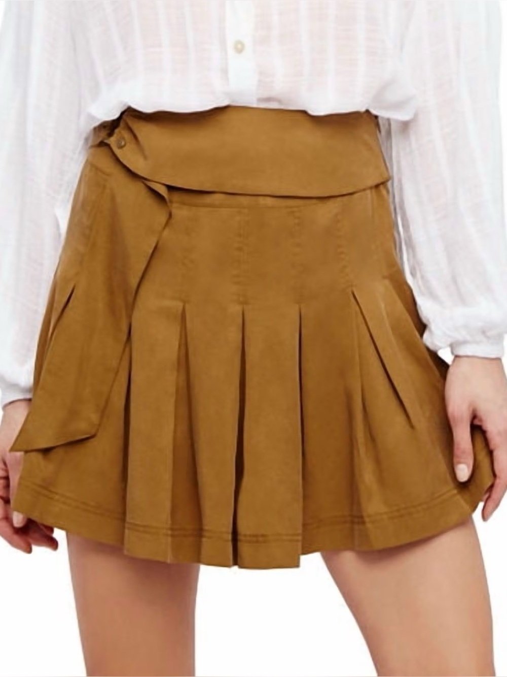 Free People Lost in the Light Miniskirt belted